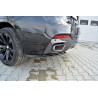 LAME DU PARE CHOCS ARRIERE BMW X6 F16 MPACK - MAXTON DESIGN - FINITION NOIR BRILLANT - AUTODC