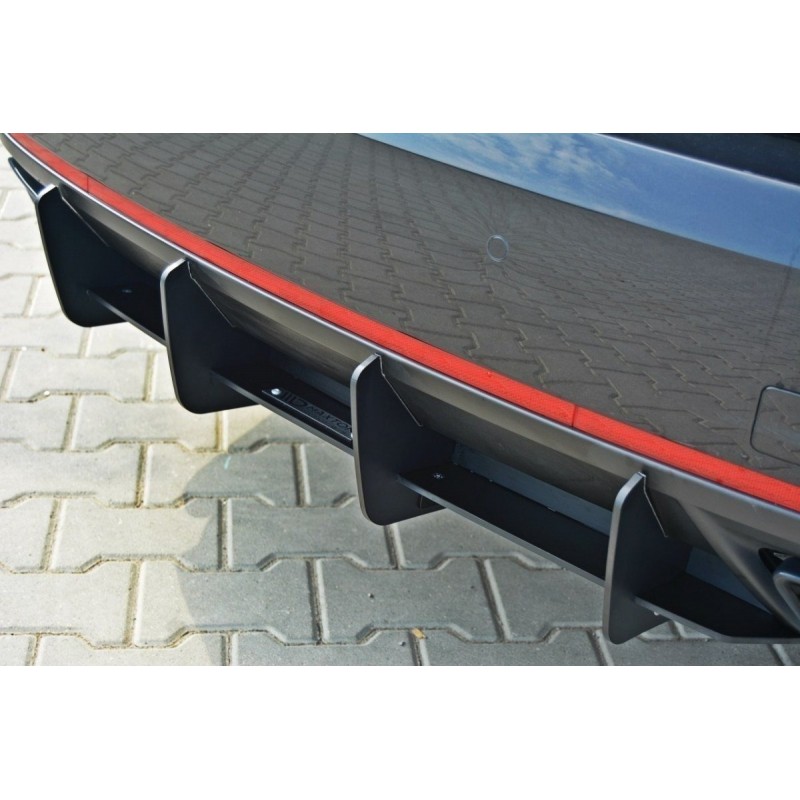 OMAC Becquet arrière compatible avec Skoda Octavia III 2012-2020 Spoiler arrière noir 1 x