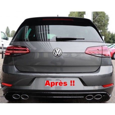 Diffuseur Arrière Sport VW Golf 7 R Facelift