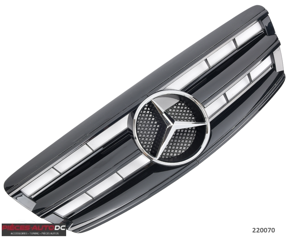 w220 98-02 Calandre sport Barbecue Grille Grill Chrome adapté Pour Mercedes S-améliorée