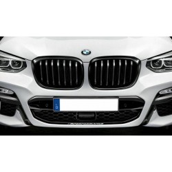 SET DE CALANDRE M-PERFORMANCE NOIR BRILLANTE POUR BMW X3 - X4 G01 G02 (18-20) ORIGINE BMW - AUTODC