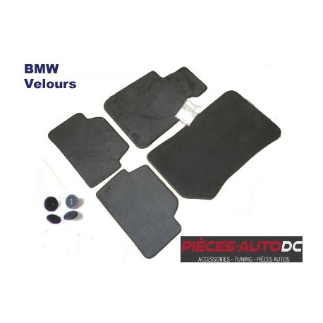 Tapis de sol avant noir pour BMW Série 1 E88 Cabriolet - BB26362 