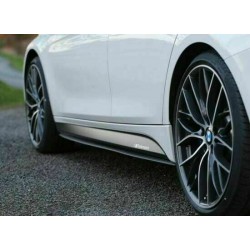 LAME DE BAS DE CAISSE M-PERFORMANCE BMW SÉRIE 4 F32 COUPE F33 CABRIOLET F36 GRAN COUPE  (13-19) - NOIR BRILLANT - POUR PACK M - 