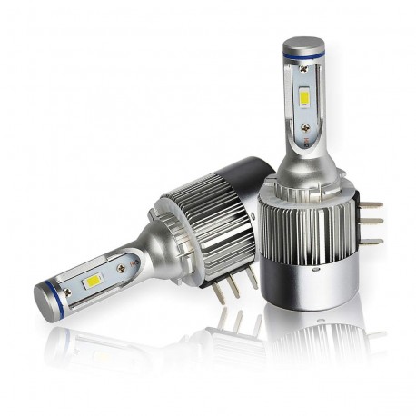 Ampoules LED H15 pour phares de voiture, feux de jour, lumière