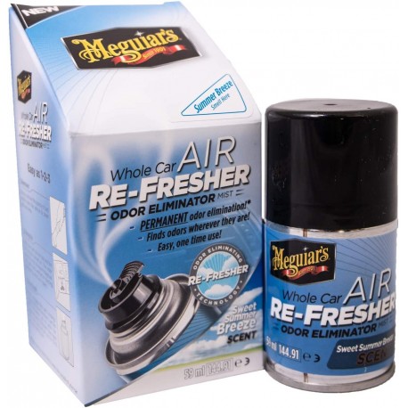 Meguiar's Air Re-fresher : test du destructeur d'odeurs - Vivre Auto