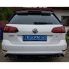 ECHAPPEMENT VW GOLF 7 VARIANT - BREAK -  (17-20) - 4 X 95X65 MM - INOX -  HOMOLOGATION EUROPÉENNE - AUTODC