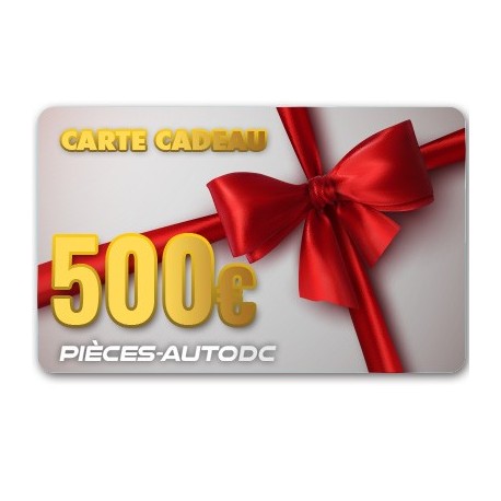 CARTE CADEAU D'UNE VALEUR DE 500€ - AUTODC