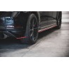 LAMES DE PARE-CHOCS ARRIÈRE LATÉRALES VW GOLF 7 GTI TCR (12-17) - MAXTON DESIGN - FINITION NOIR BRILLANT - AUTODC