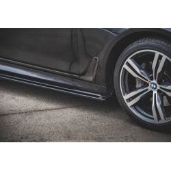 RAJOUTS DES BAS DE CAISSE BMW 7 M-PACK G11 - MAXTON DESIGN - FINITION NOIR BRILLANT - AUTODC