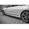 RAJOUTS DES BAS DE CAISSE BMW 7 LONG M-PACK G12 - MAXTON DESIGN - FINITION NOIR BRILLANT - AUTODC