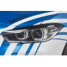 SET DE 2 PAUPIERES DE PHARES POUR BMW SERIE 1 F20 F21 (15-19) - NOIR BRILLANT - GAUCHE ET DROIT - AUTODC