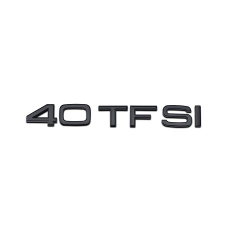 LOGO AUDI 40 TFSI FULL BLACK - ORIGINE AUDI - AUTODC