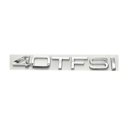 LOGO AUDI 40 TFSI CHROME - ORIGINE AUDI - AUTODC