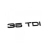 LOGO AUDI 35 TDI FULL BLACK - ORIGINE AUDI - AUTODC