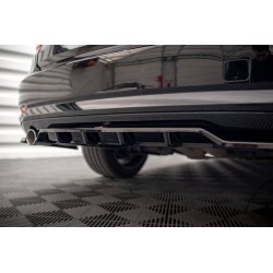 CENTRAL ARRIERE SPLITTER (AVEC UNE BARRE VERTICALE) BMW 3 GT F34 SANS PACK M - MAXTON DESIGN - FINITION NOIR BRILLANT - AUTODC