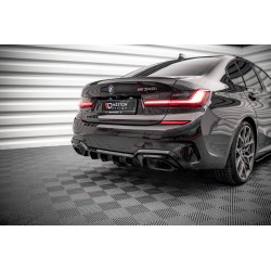 DIFFUSEUR ARRIÈRE COMPLET BMW M340I G20 / G21 PACK M (18-22) - MAXTON DESIGN - FINITION NOIR BRILLANT - AUTODC