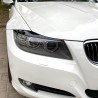 SET DE PAUPIERES DE PHARE POUR BMW SERIE 3 E90 E91 (05-12) - NOIR BRILLANT - AUTODC