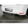DIFFUSEUR ARRIERE RIEGER LOOK CARBONE POUR VW GOLF 6 (08-12) - DOUBLE ECHAPPEMENT GAUCHE - DROITE - AUTODC