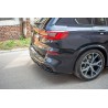 CENTRAL ARRIERE SPLITTER BMW X5 G05 M-PACK - MAXTON DESIGN - FINITION NOIR MAT - AUTODC
