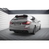 CENTRAL ARRIERE SPLITTER (AVEC UNE BARRE VERTICALE) BMW 5 G30 - G31 FACELIFT - MAXTONDESIGN - FINITION: NOIR BRILLANT - AUTODC