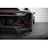 LAMES DE PARE-CHOCS ARRIERE LATERALES PORSCHE 911 992 GT3 - MAXTONDESIGN - FINITION: NOIR BRILLANT - AUTODC