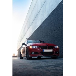 LAME DE PARE-CHOCS AVANT M-PERFORMANCE V-STYLE EN CARBONE POUR BMW F30 + F31 PACK M (11-19) - CARBONE - AUTODC