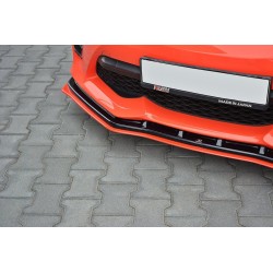 LAME DU PARE-CHOCS AVANT / SPLITTER V.2 VW POLO MK6 GTI MAXTON DESIGN - ROUGE - AUTODC