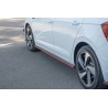 SET DES DIFFUSEUR DES BAS DE CAISSE VW POLO MK6 GTI MAXTON DESIGN - ROUGE - AUTODC