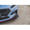 Sport Durabilité Lame Du Pare-Chocs Avant + Flaps Hyundai I30 N Mk3 Hatchback / Fastback MAXTON DESIGN - ROUGE - NOIR - AUTODC