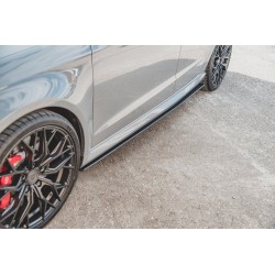 Des Bas De Caisse Audi RS3 8V Sportback MAXTON DESIGN - NOIR - ROUGE - AUTODC