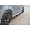 Des Bas De Caisse Audi RS3 8V Sportback MAXTON DESIGN - NOIR - ROUGE - AUTODC