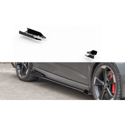 Side Flaps Audi RS3 8V Sportback MAXTON DESIGN - NOIR BRILLANT - AUTODC