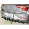 DIFFUSEUR ARRIERE POUR VW POLO AW FACELIFT R-LINE (21-24) - NOIR BRILLANT - RIEGER