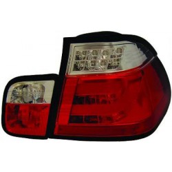 NEW SET FEUX ARRIERES LED LIGHT BAR ROUGE - BLANC BMW E46 BERLINE (01-05) - PHASE 2 - AUTODC