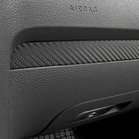 Film adhésif noir forgé en carbone 3D de marque APA pour l'habillage de  voiture fabriqué en Italie