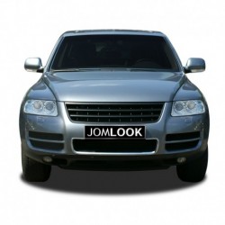 Calandre, JOM, VW Touareg (7L) 02-06, sans sigle, noir (modèle avant facelift) 