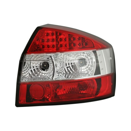 Feux arrière, LED, Audi A4 01-04, rouge/clair - AUTODC
