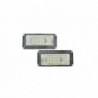 Éclairage de plaque d'immatriculation, 2 pièces, Mini Cooper R50 02-06, R52 (Convertible) 04-06, R53 (Coopers) (01-06) 