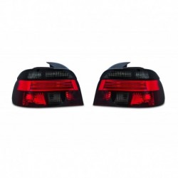 Feux arrière BMW série 5 E39 (seulement berline), 11/95-8/00, rouge/noir 